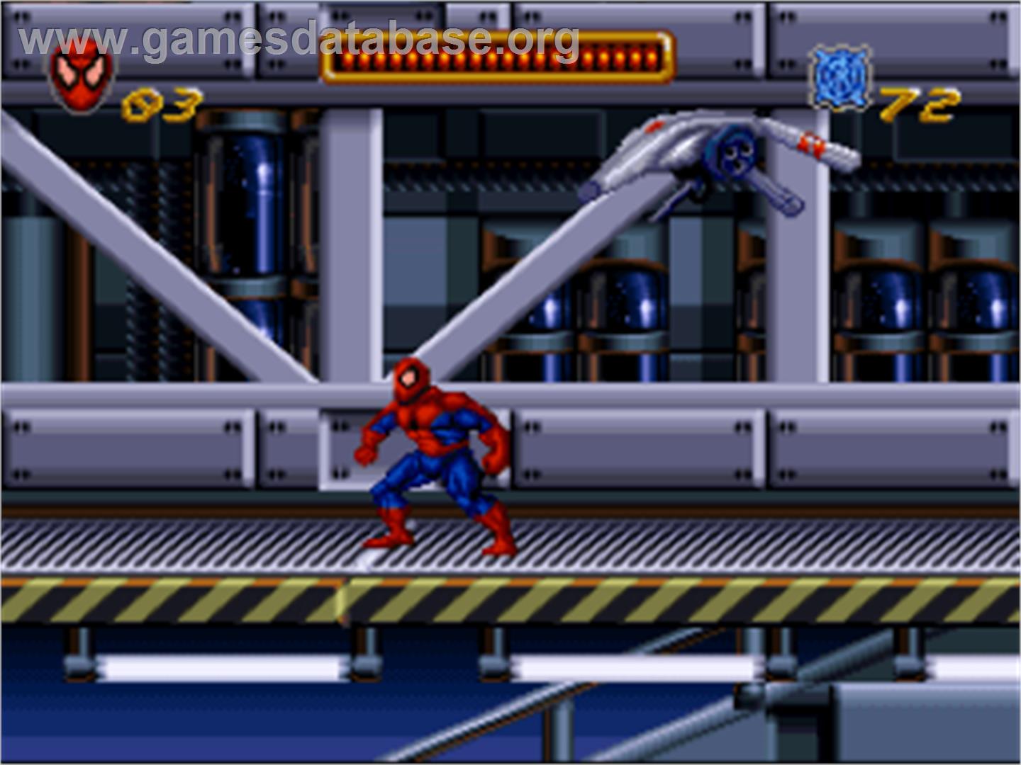 Spider-Man: The Animated Series - Nintendo SNES - Artwork - In Game