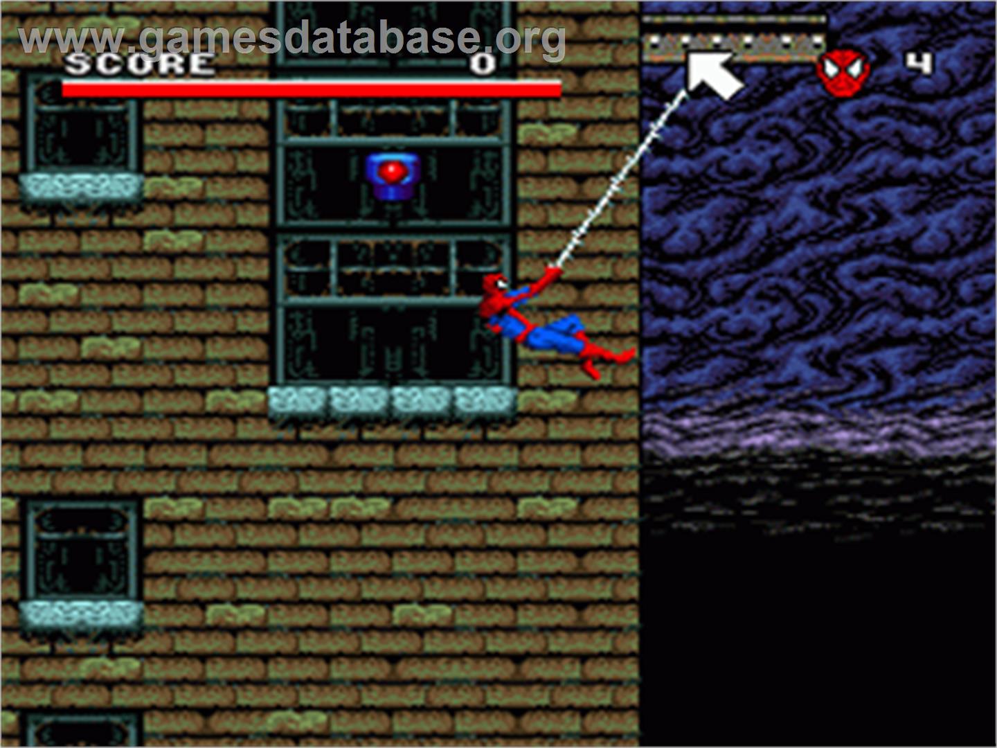 Spider-Man and the X-Men: Arcade's Revenge - Nintendo SNES - Artwork - In Game