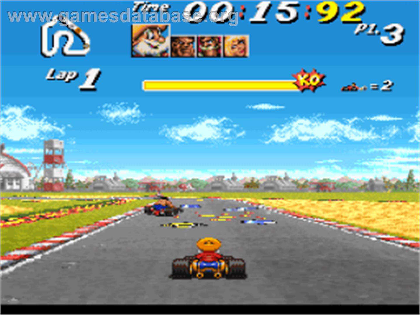 Street Racer - Nintendo SNES - Artwork - In Game