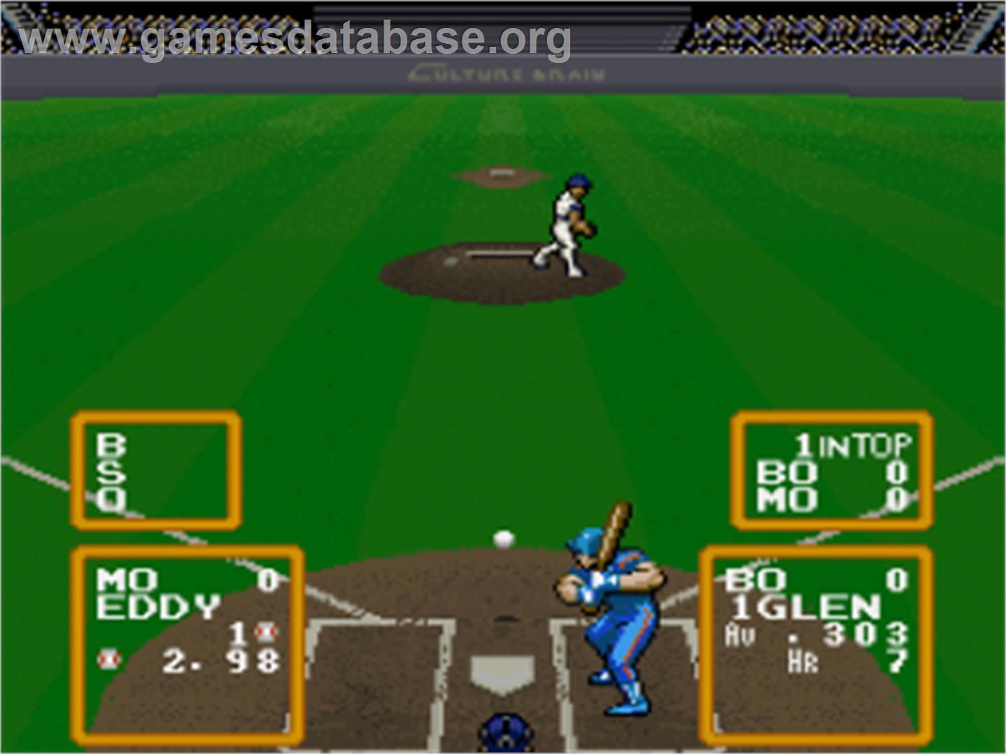 Super Baseball Simulator 1.000 - Nintendo SNES - Artwork - In Game
