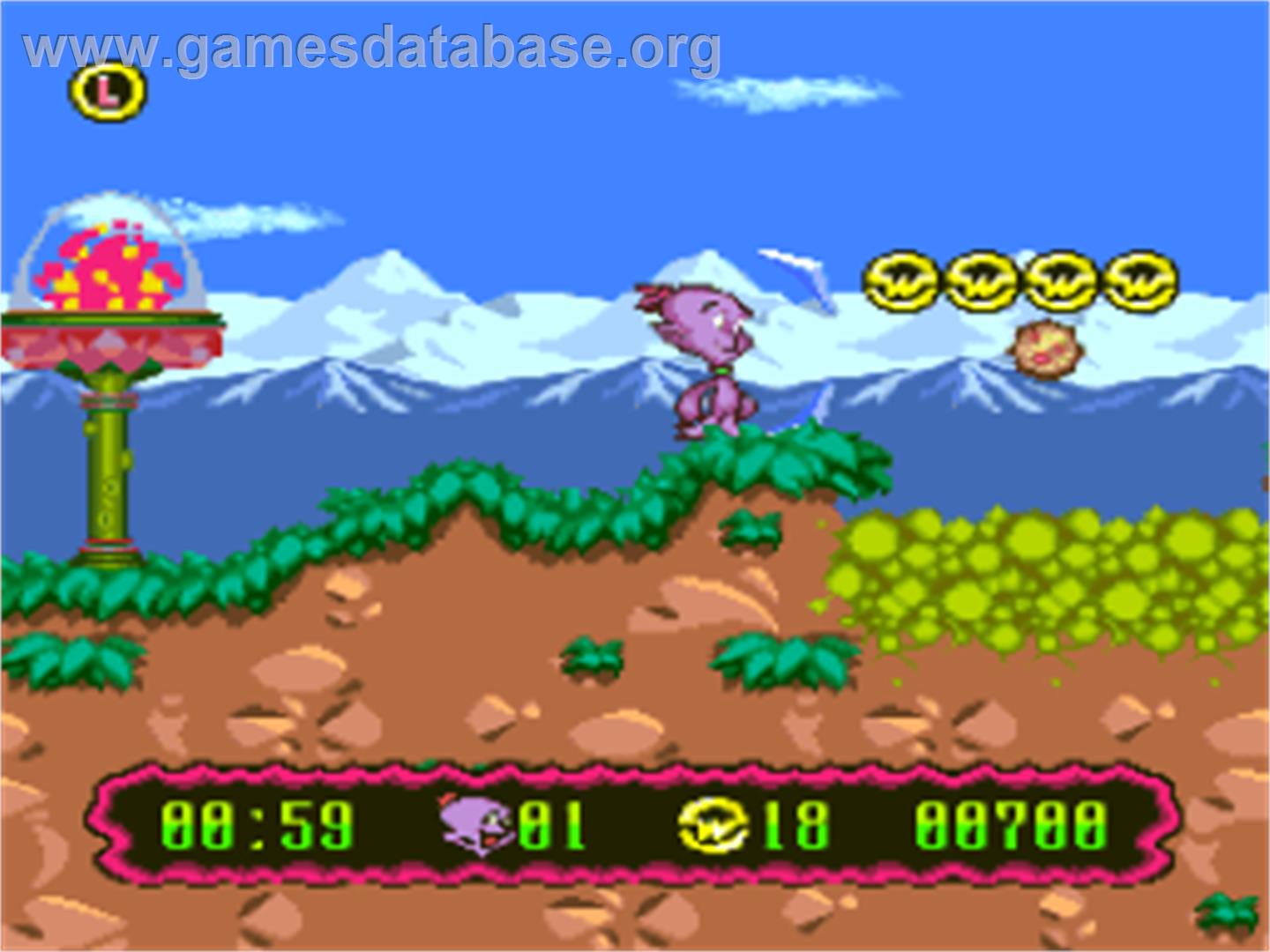Super Widget - Nintendo SNES - Artwork - In Game