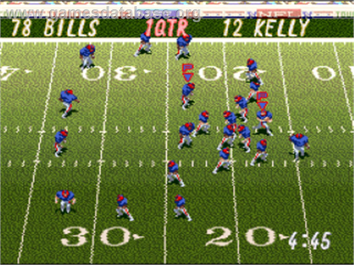 Tecmo Super Bowl II: Special Edition - Nintendo SNES - Artwork - In Game
