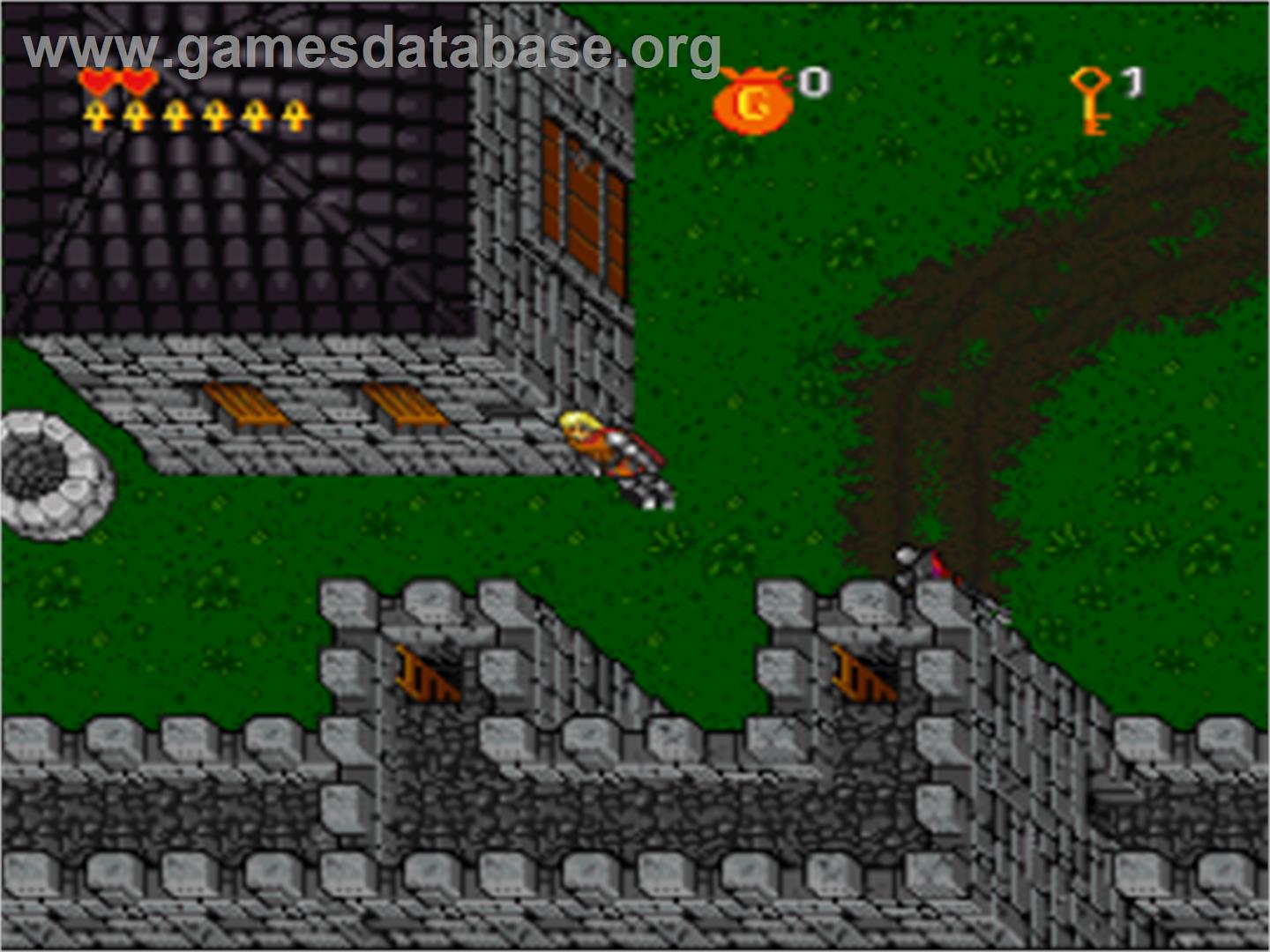 Ultima VII: The Black Gate - Nintendo SNES - Artwork - In Game