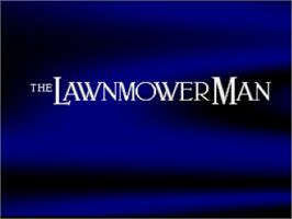Title screen of The Lawnmower Man on the Nintendo SNES.
