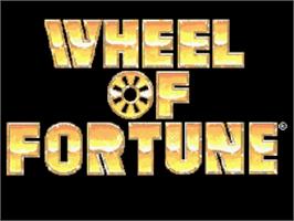 Title screen of Wheel of Fortune on the Nintendo SNES.