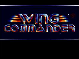 Title screen of Wing Commander on the Nintendo SNES.