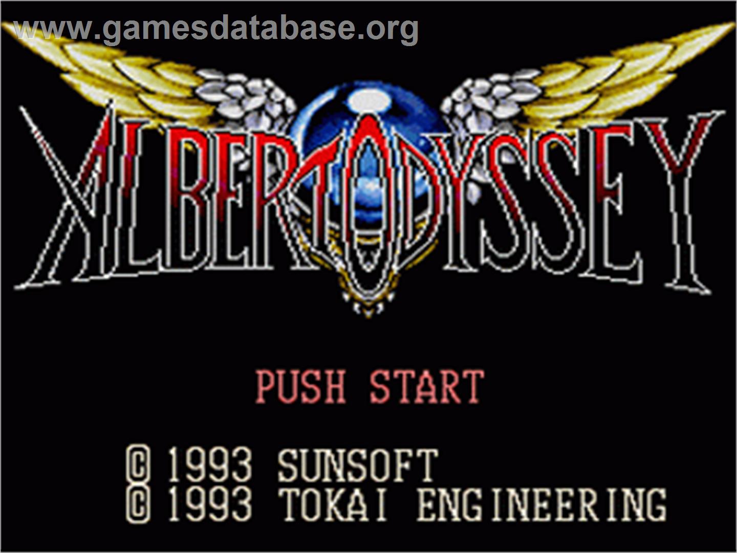 Albert Odyssey - Nintendo SNES - Artwork - Title Screen