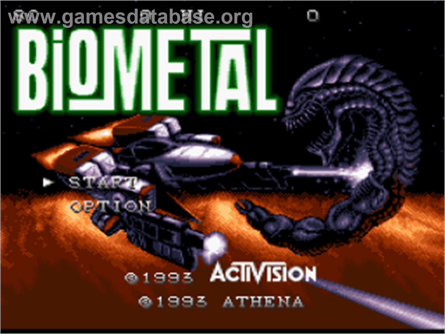 BioMetal - Nintendo SNES - Artwork - Title Screen
