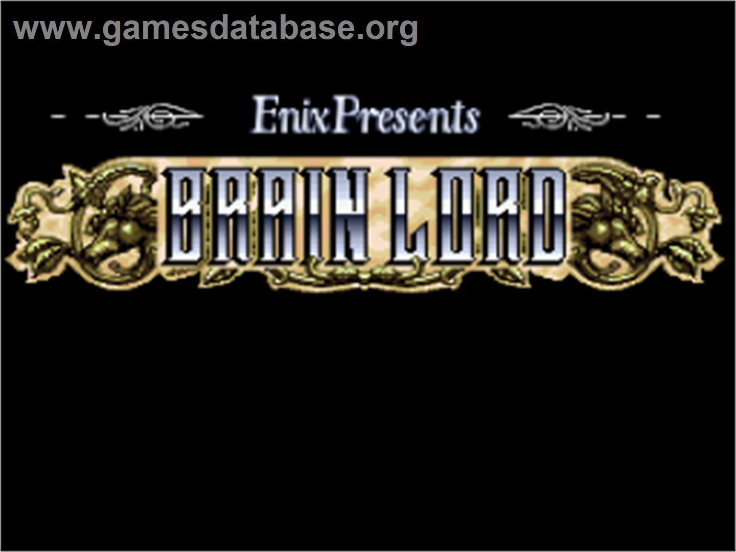 Brain Lord - Nintendo SNES - Artwork - Title Screen