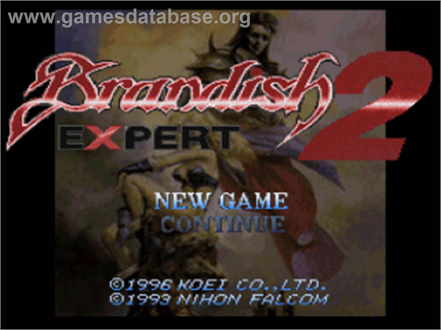 Brandish 2: Expert - Nintendo SNES - Artwork - Title Screen