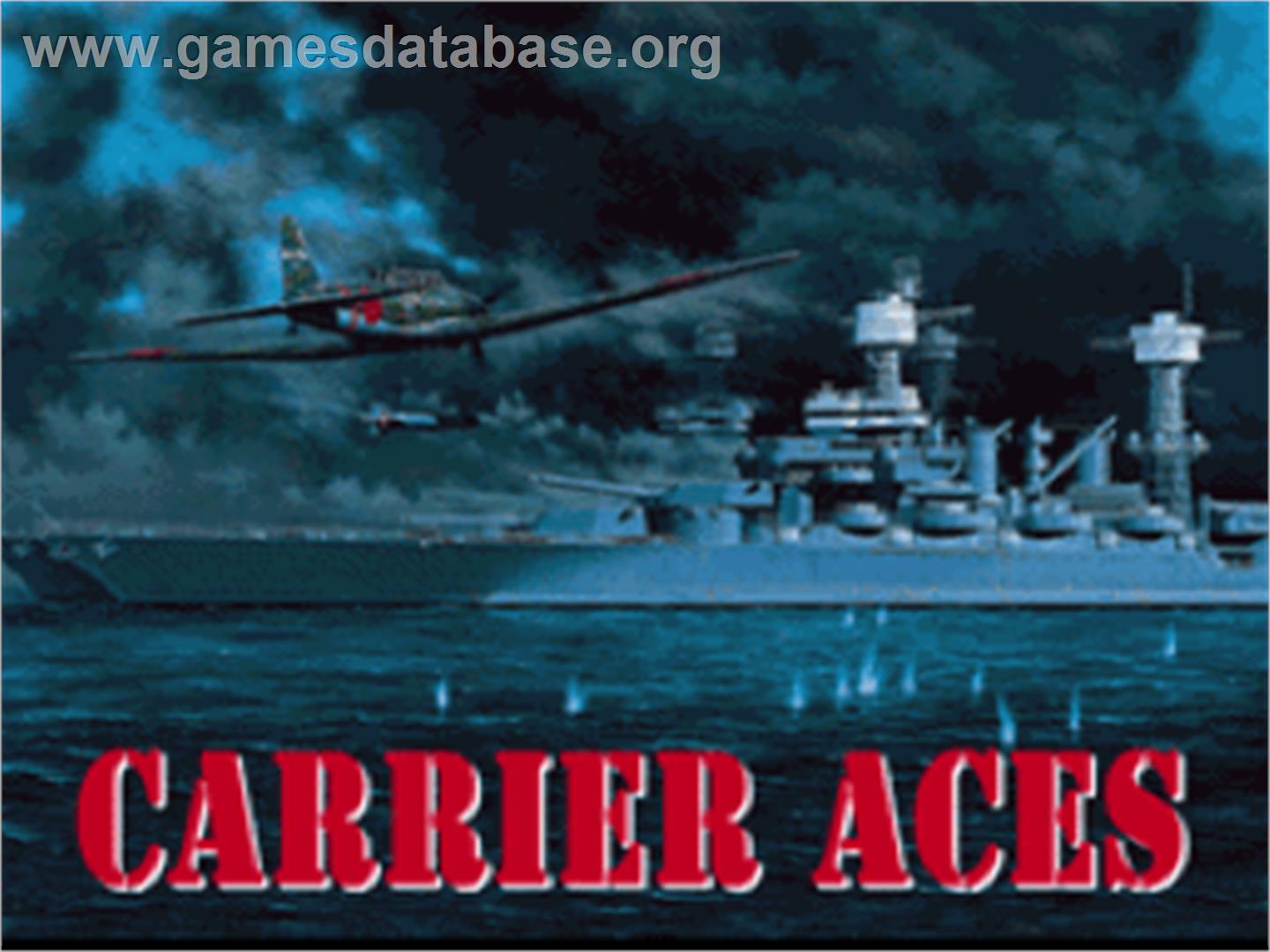 Carrier Aces - Nintendo SNES - Artwork - Title Screen