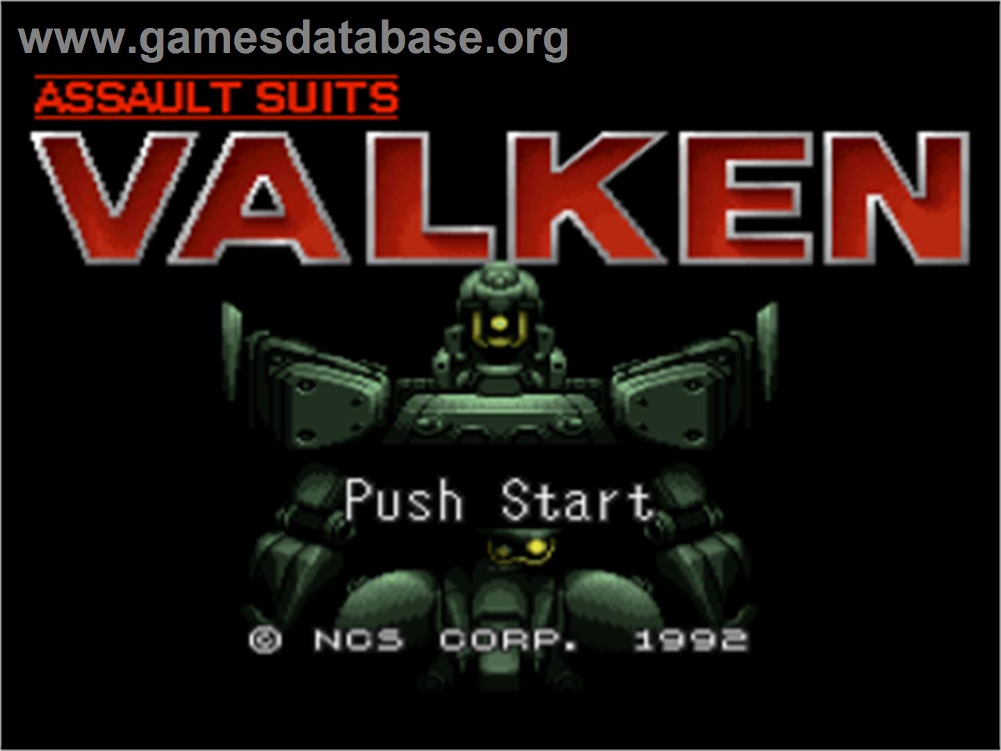 Cybernator - Nintendo SNES - Artwork - Title Screen