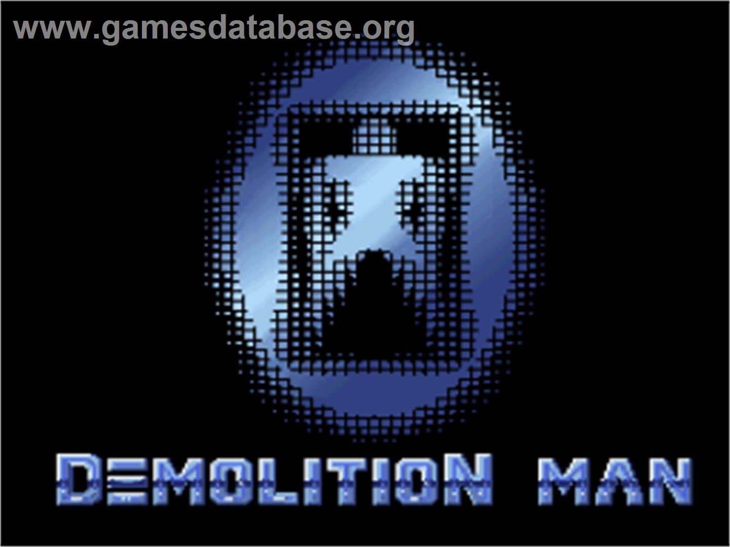 Demolition Man - Nintendo SNES - Artwork - Title Screen
