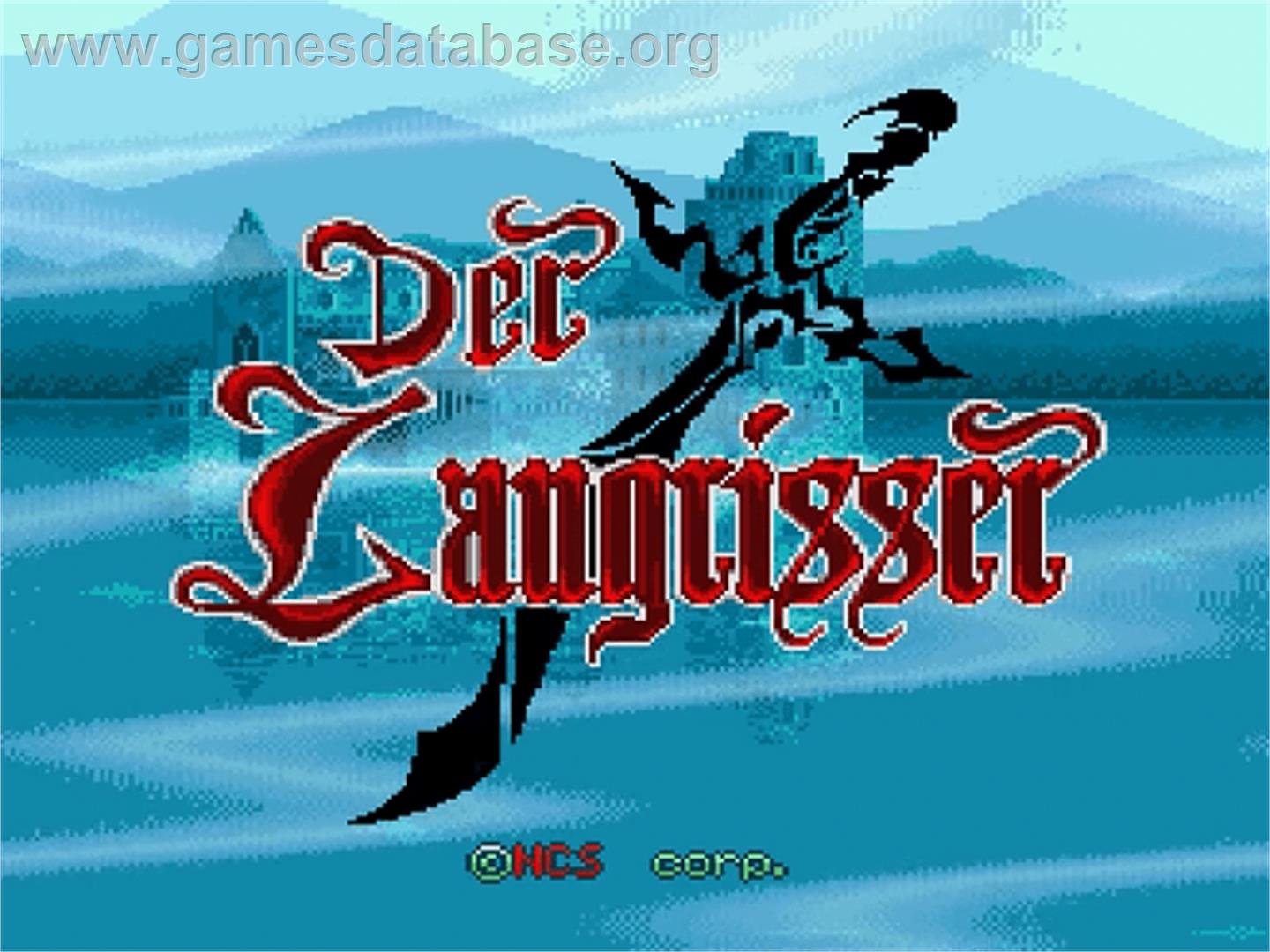 Der Langrisser - Nintendo SNES - Artwork - Title Screen