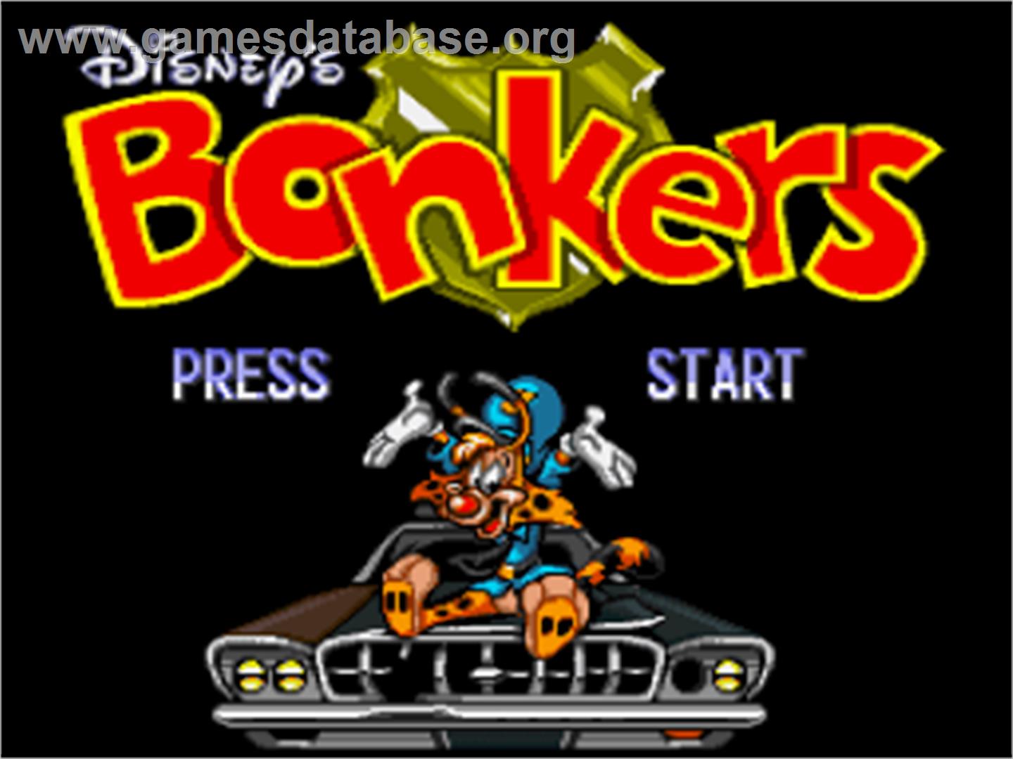 Disney's Bonkers - Nintendo SNES - Artwork - Title Screen