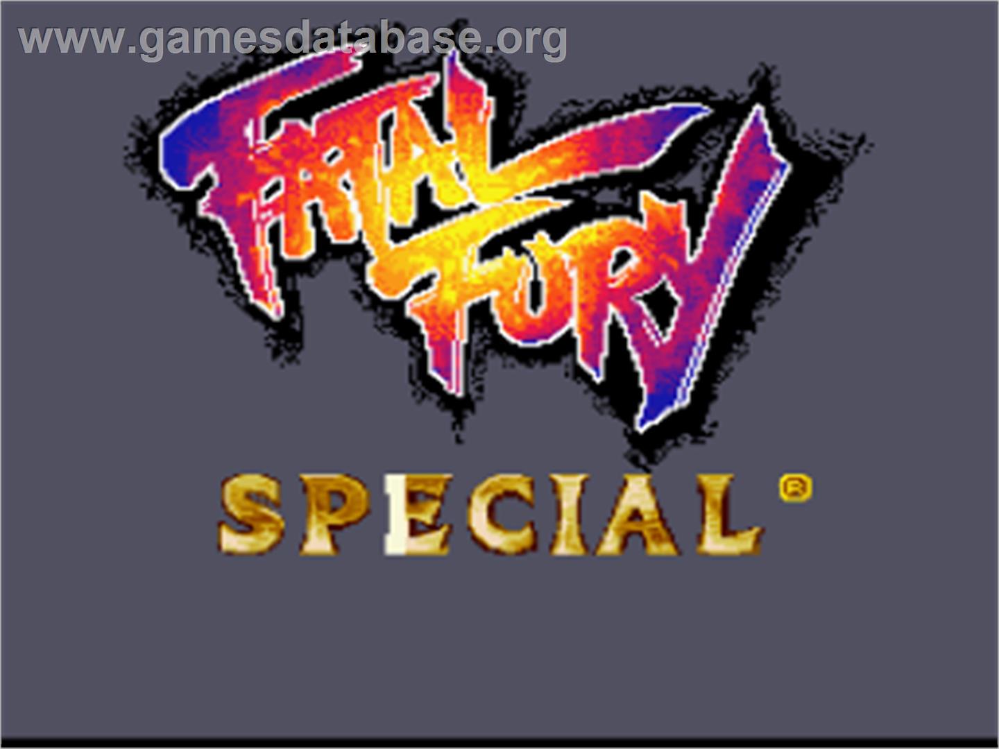 Fatal Fury Special - Nintendo SNES - Artwork - Title Screen