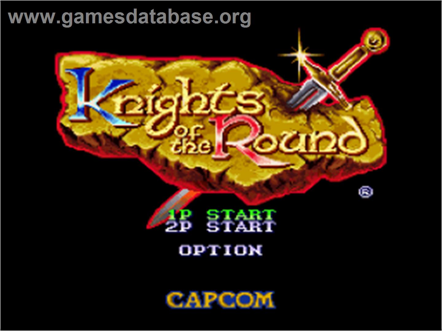 Knights of the Round - Nintendo SNES - Artwork - Title Screen