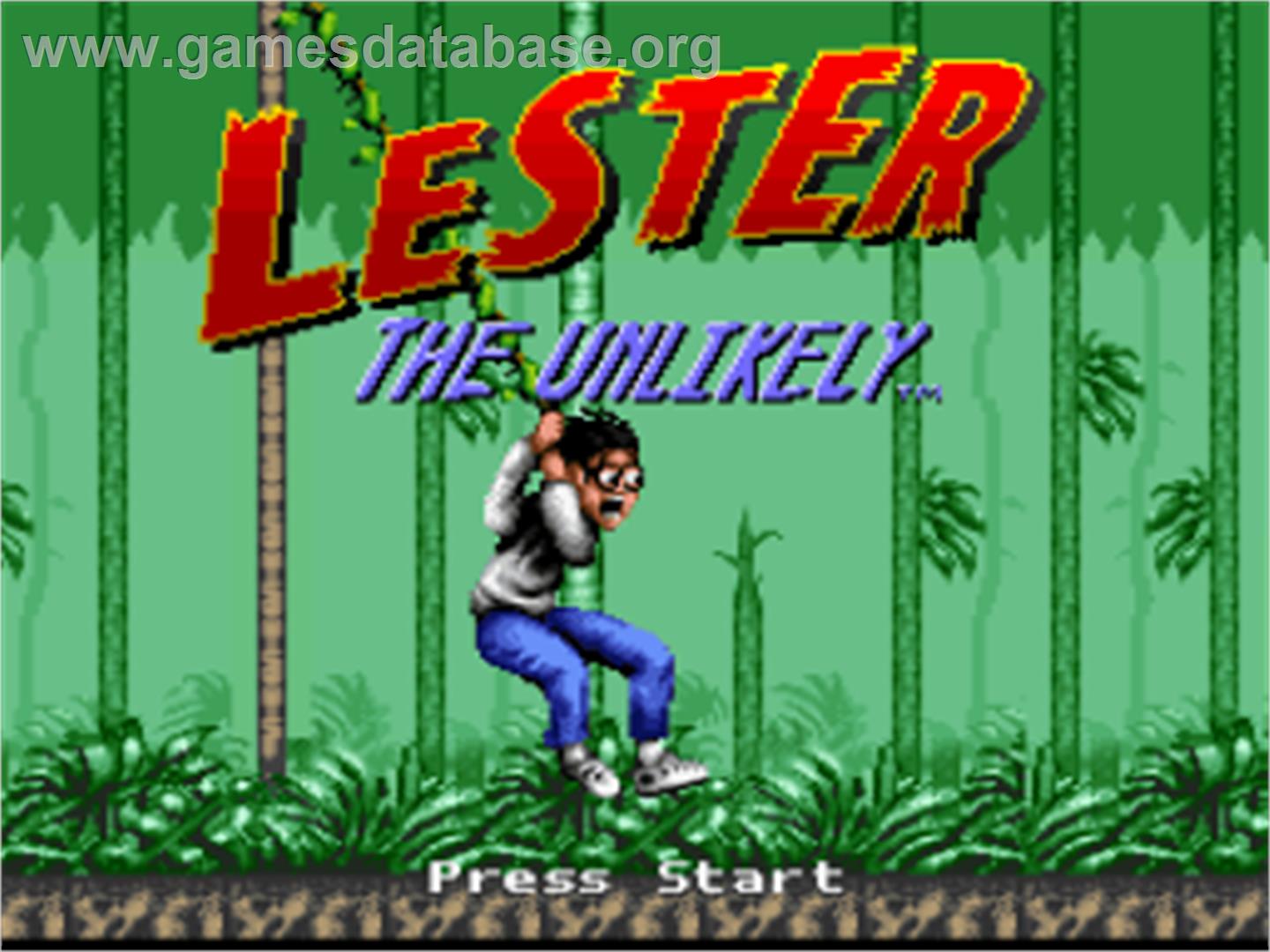 Lester the Unlikely - Nintendo SNES - Artwork - Title Screen