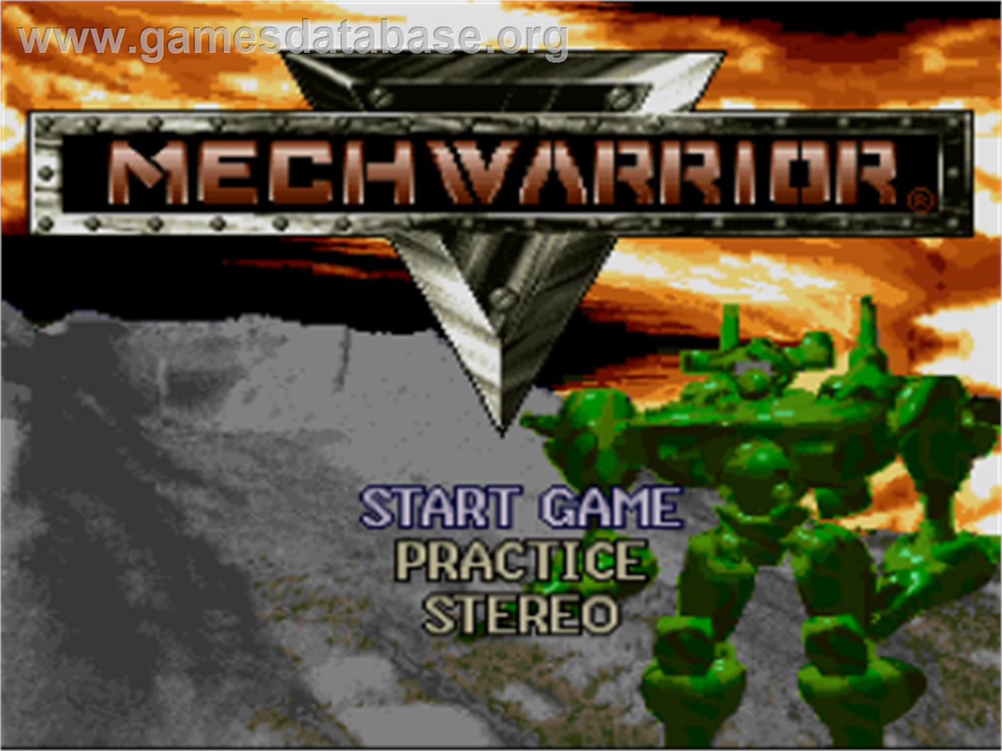 MechWarrior - Nintendo SNES - Artwork - Title Screen