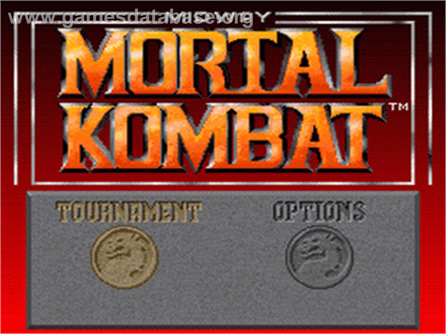Mortal Kombat - Nintendo SNES - Artwork - Title Screen