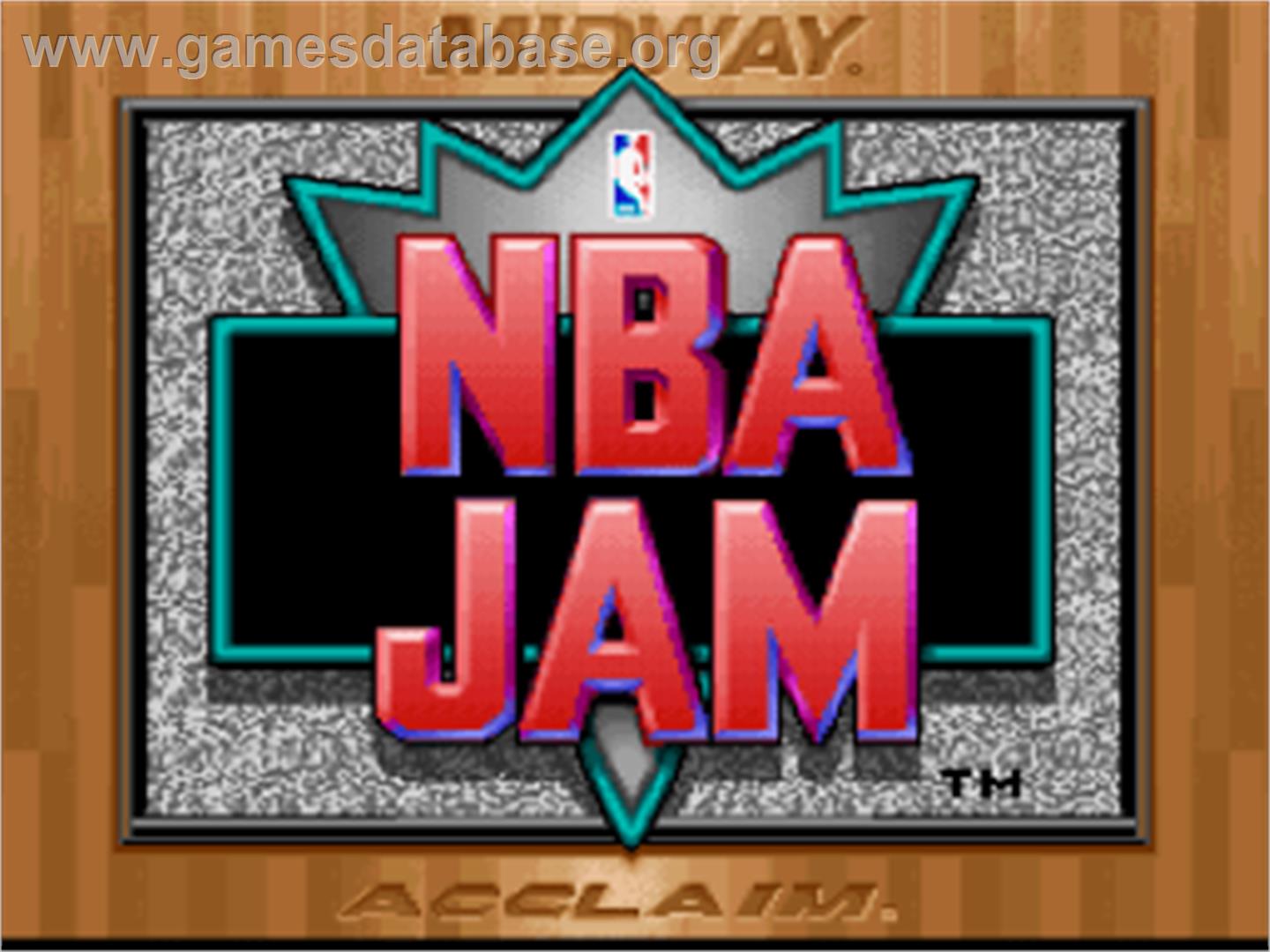 NBA Jam - Nintendo SNES - Artwork - Title Screen