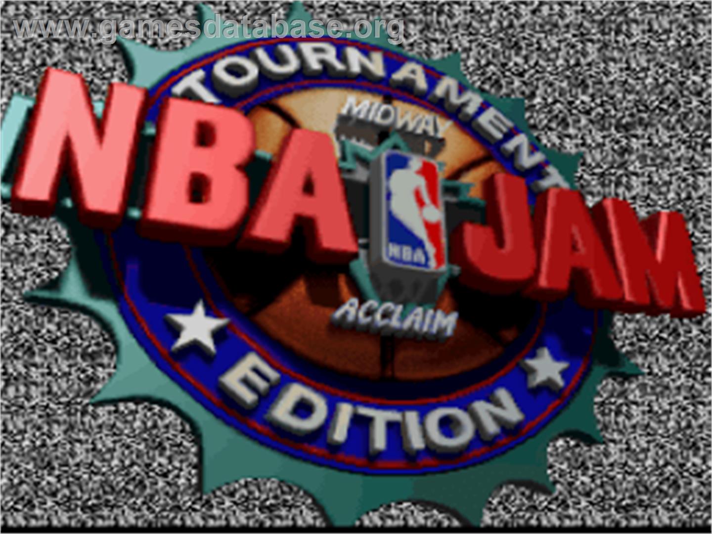 NBA Jam Tournament Edition - Nintendo SNES - Artwork - Title Screen