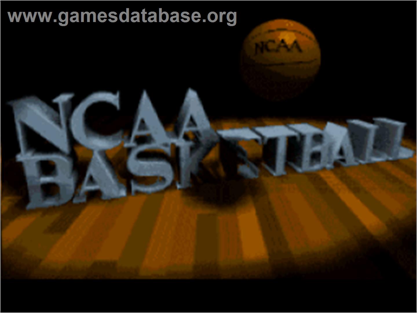 NCAA Basketball - Nintendo SNES - Artwork - Title Screen