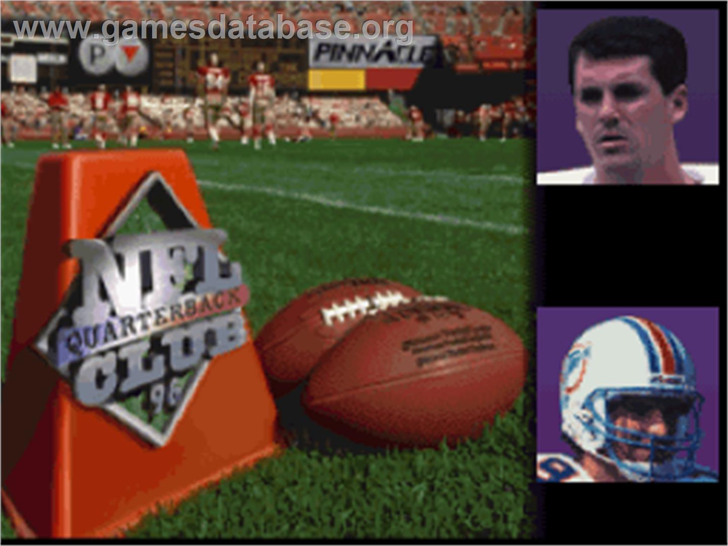 NFL Quarterback Club '96 - Nintendo SNES - Artwork - Title Screen