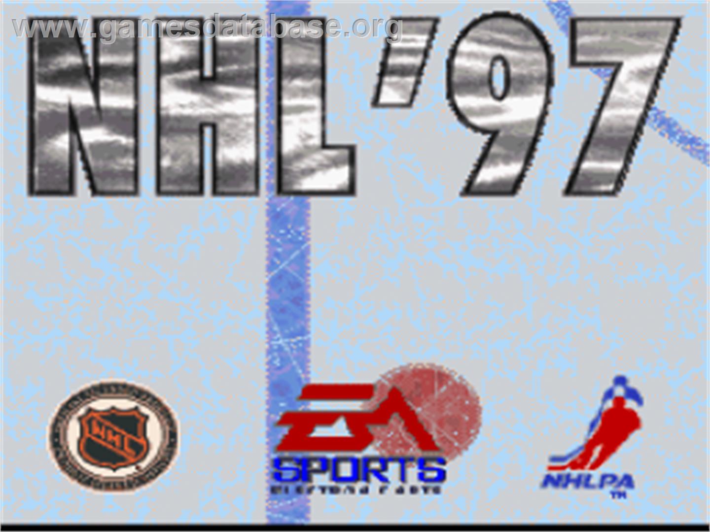 NHL '97 - Nintendo SNES - Artwork - Title Screen