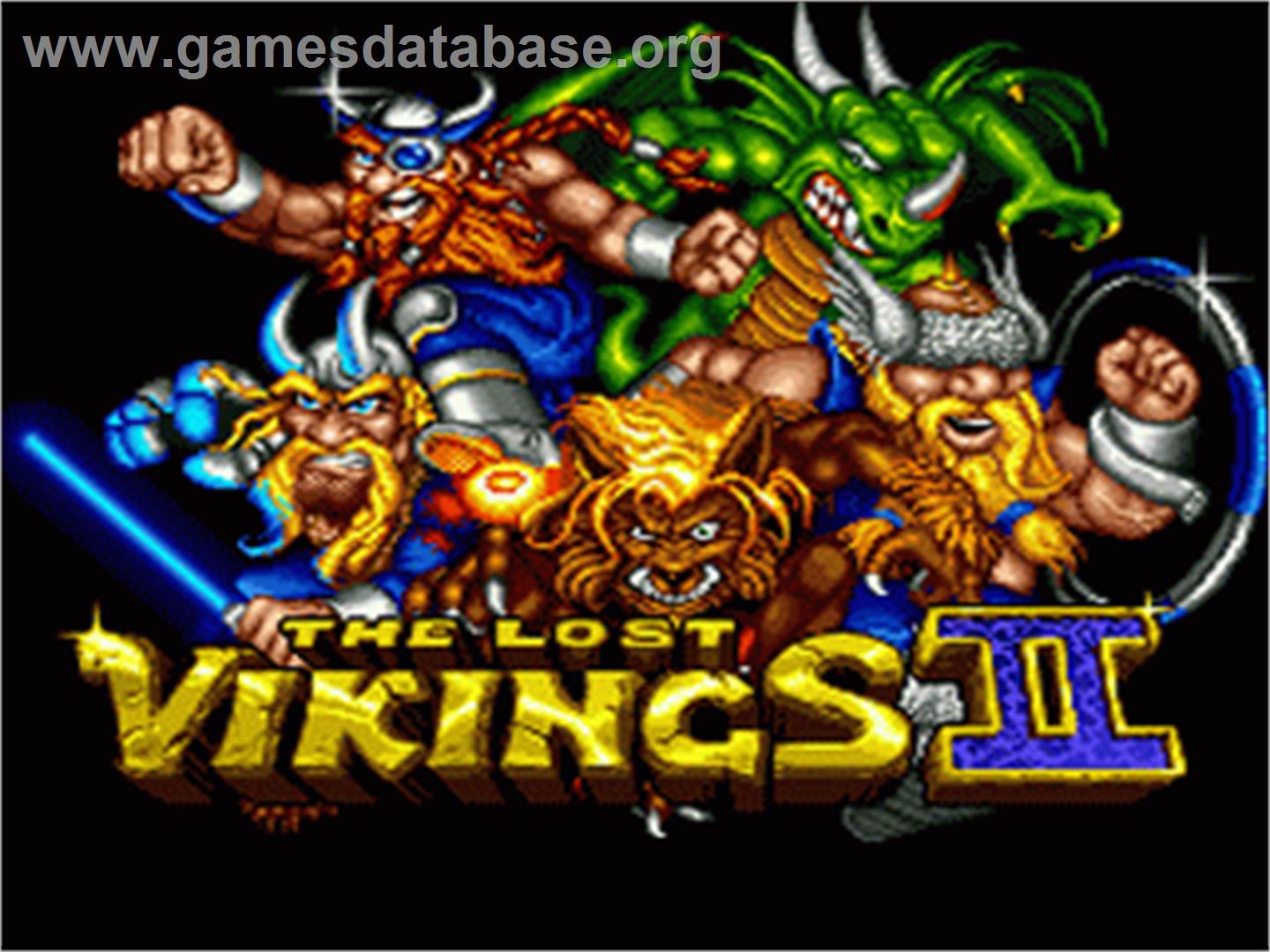 Norse by Norse West: The Return of the Lost Vikings - Nintendo SNES - Artwork - Title Screen