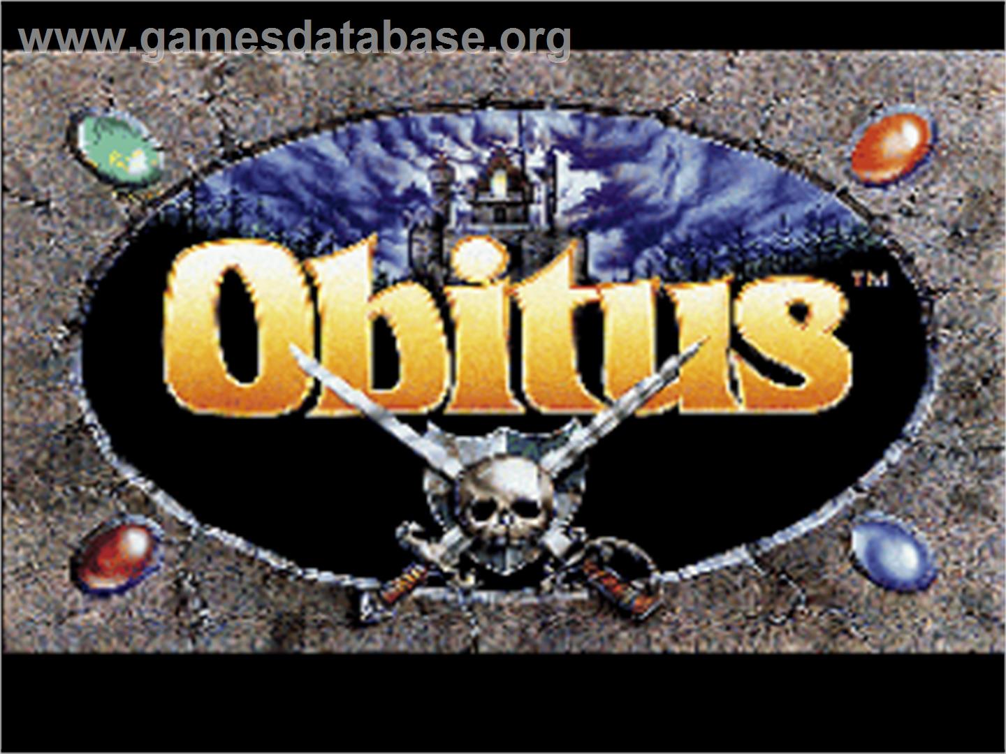 Obitus - Nintendo SNES - Artwork - Title Screen