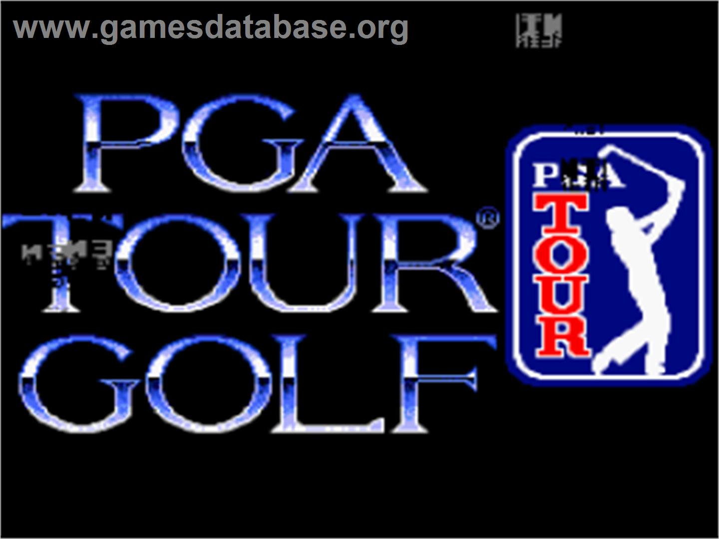 PGA Tour Golf - Nintendo SNES - Artwork - Title Screen