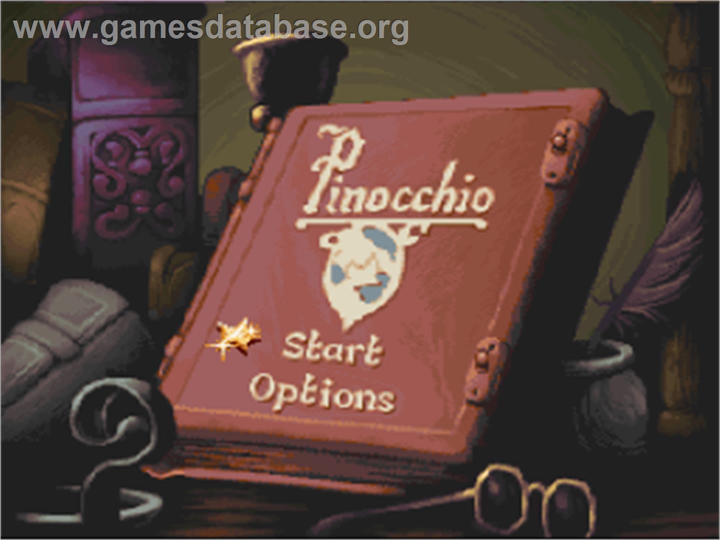 Pinocchio - Nintendo SNES - Artwork - Title Screen