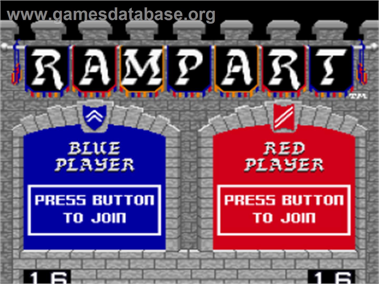 Rampart - Nintendo SNES - Artwork - Title Screen