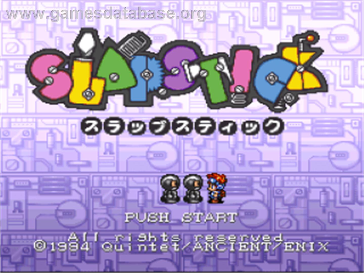 Robotrek - Nintendo SNES - Artwork - Title Screen
