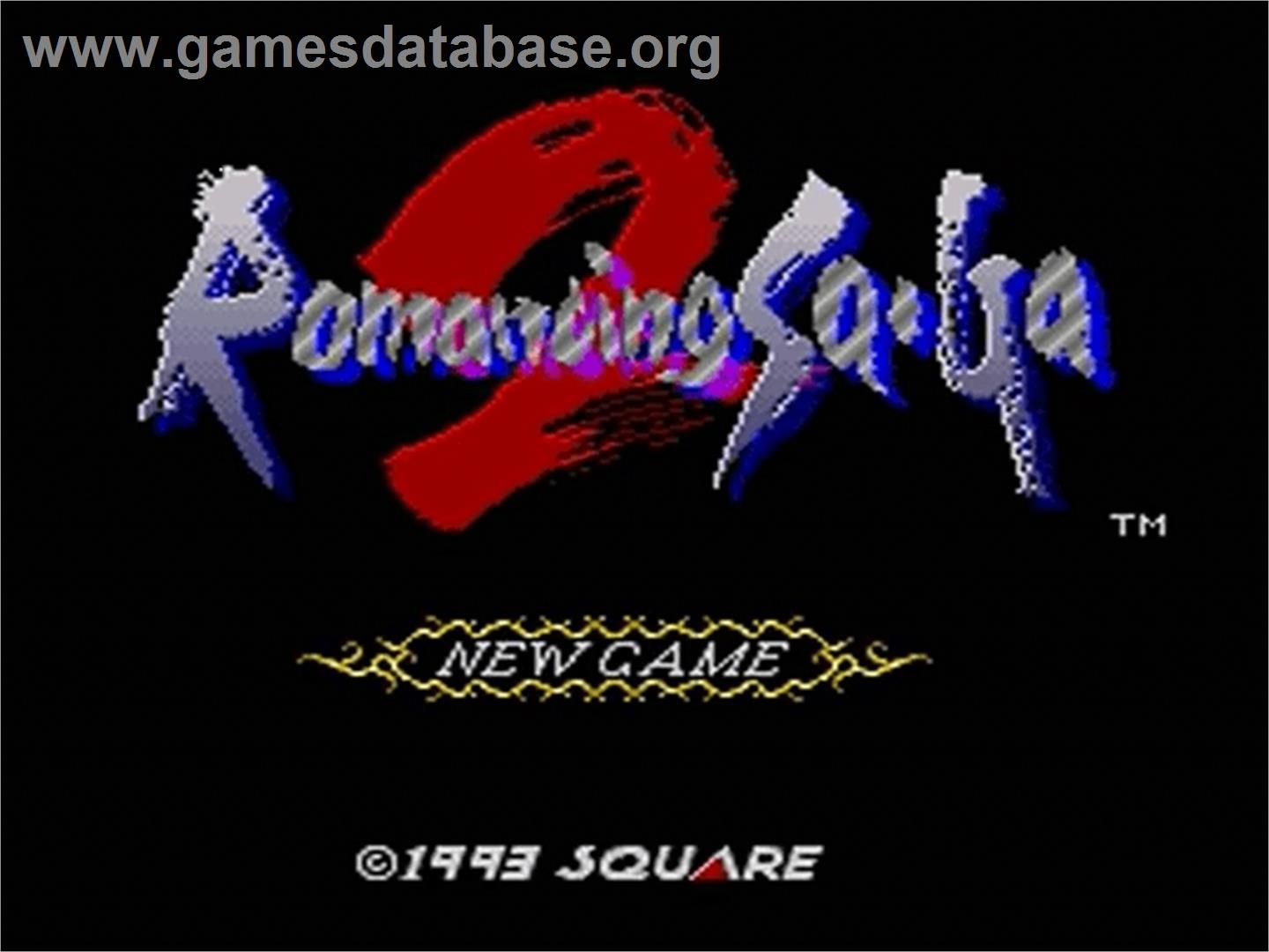 Romancing SaGa 2 - Nintendo SNES - Artwork - Title Screen