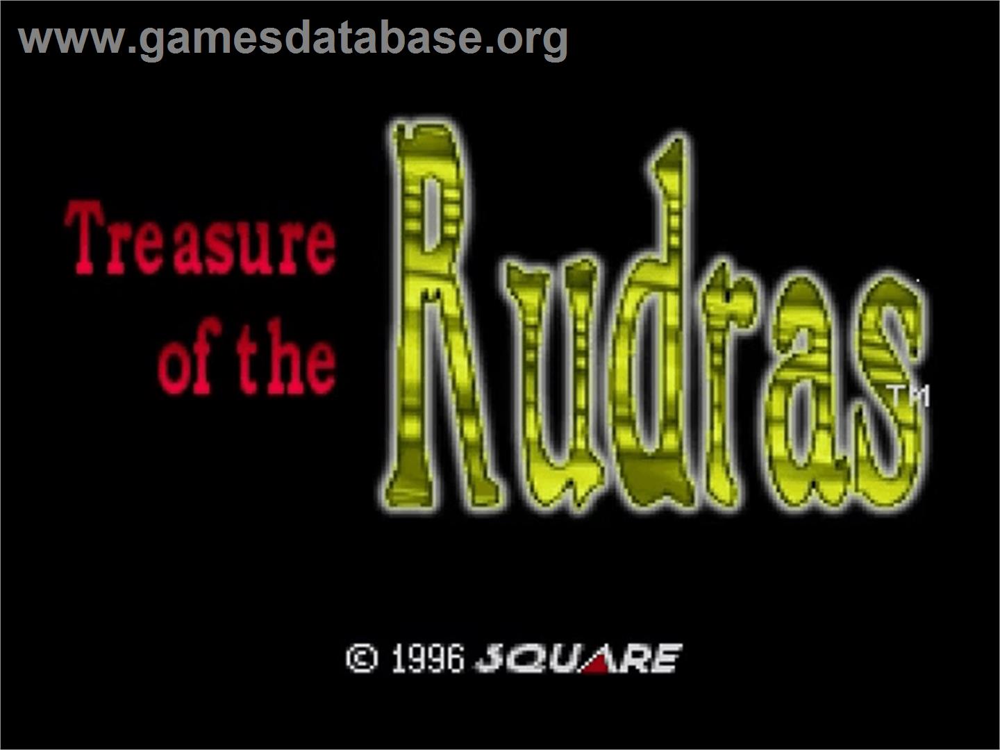 Rudra no Hihou - Nintendo SNES - Artwork - Title Screen