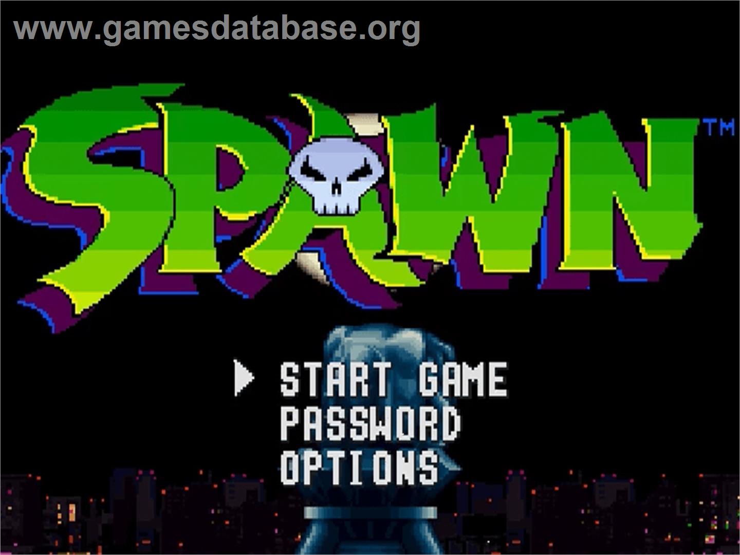 Spawn - Nintendo SNES - Artwork - Title Screen