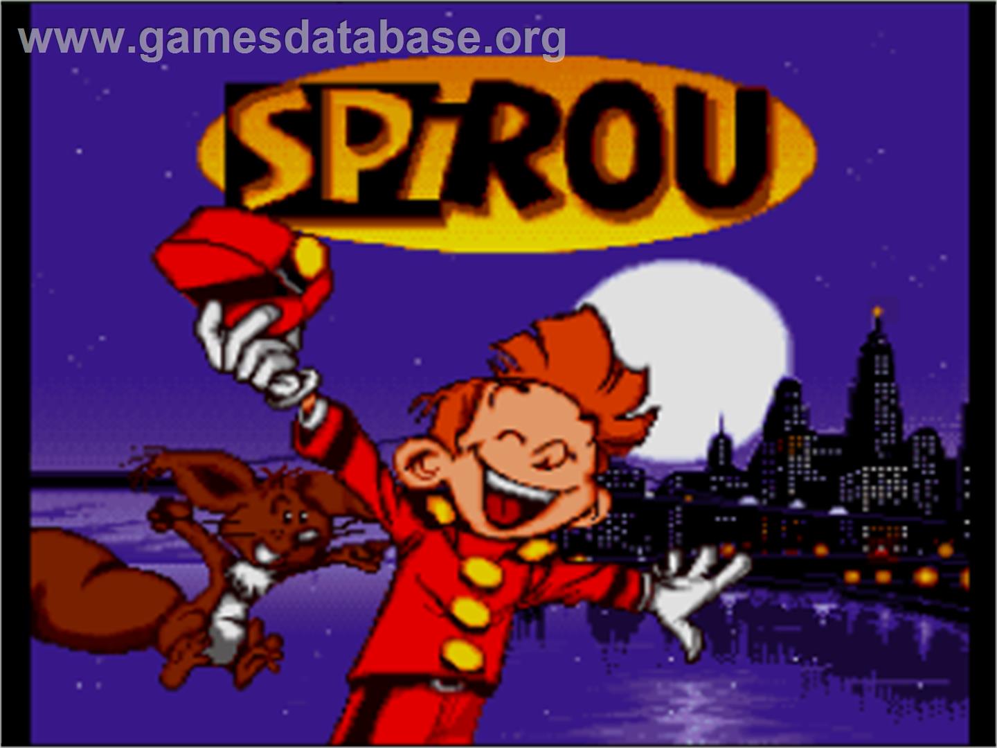 Spirou - Nintendo SNES - Artwork - Title Screen