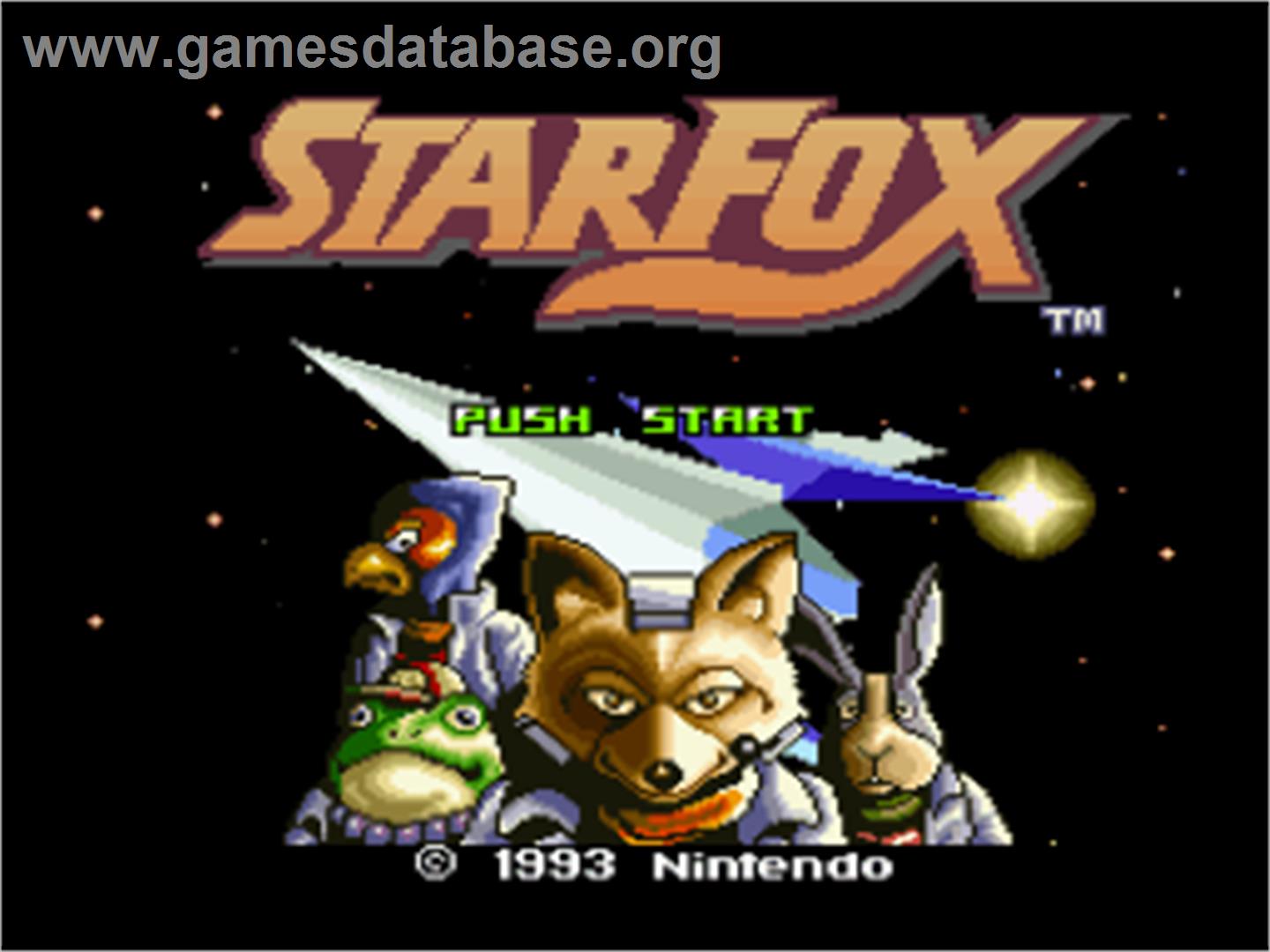 Star Fox - Nintendo SNES - Artwork - Title Screen