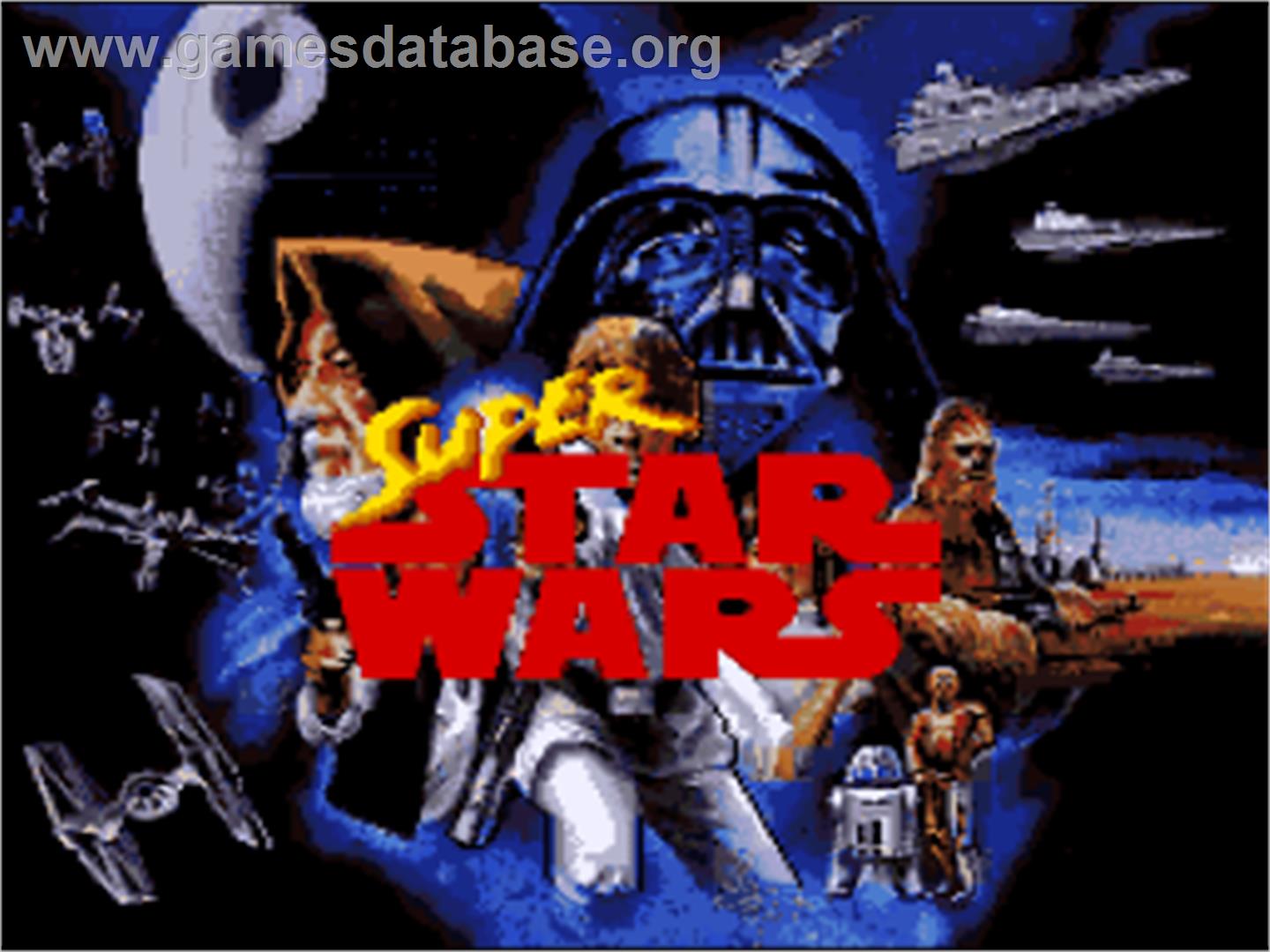 Super Star Wars: The Empire Strikes Back - Nintendo SNES - Artwork - Title Screen