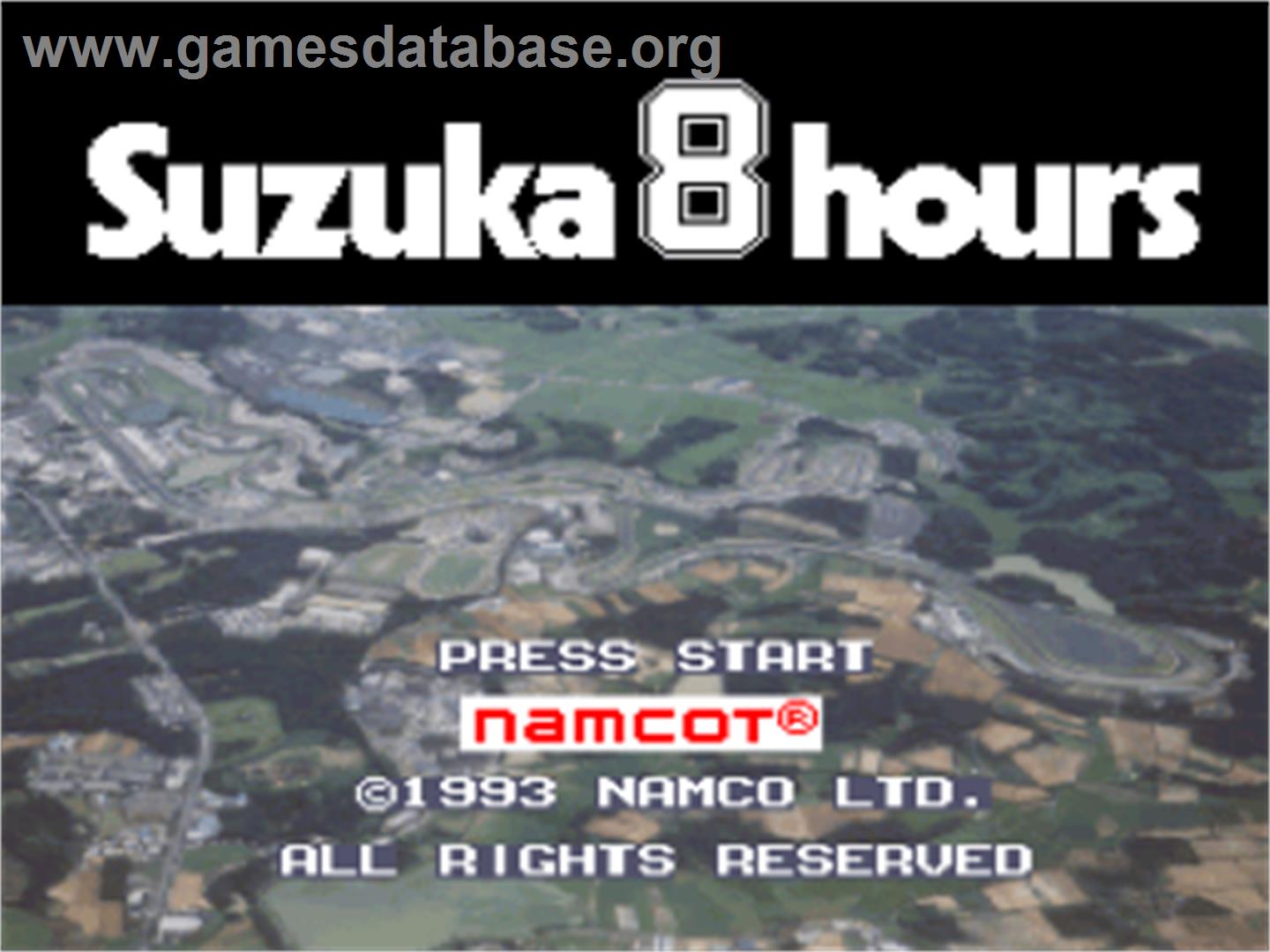 Suzuka 8 Hours - Nintendo SNES - Artwork - Title Screen
