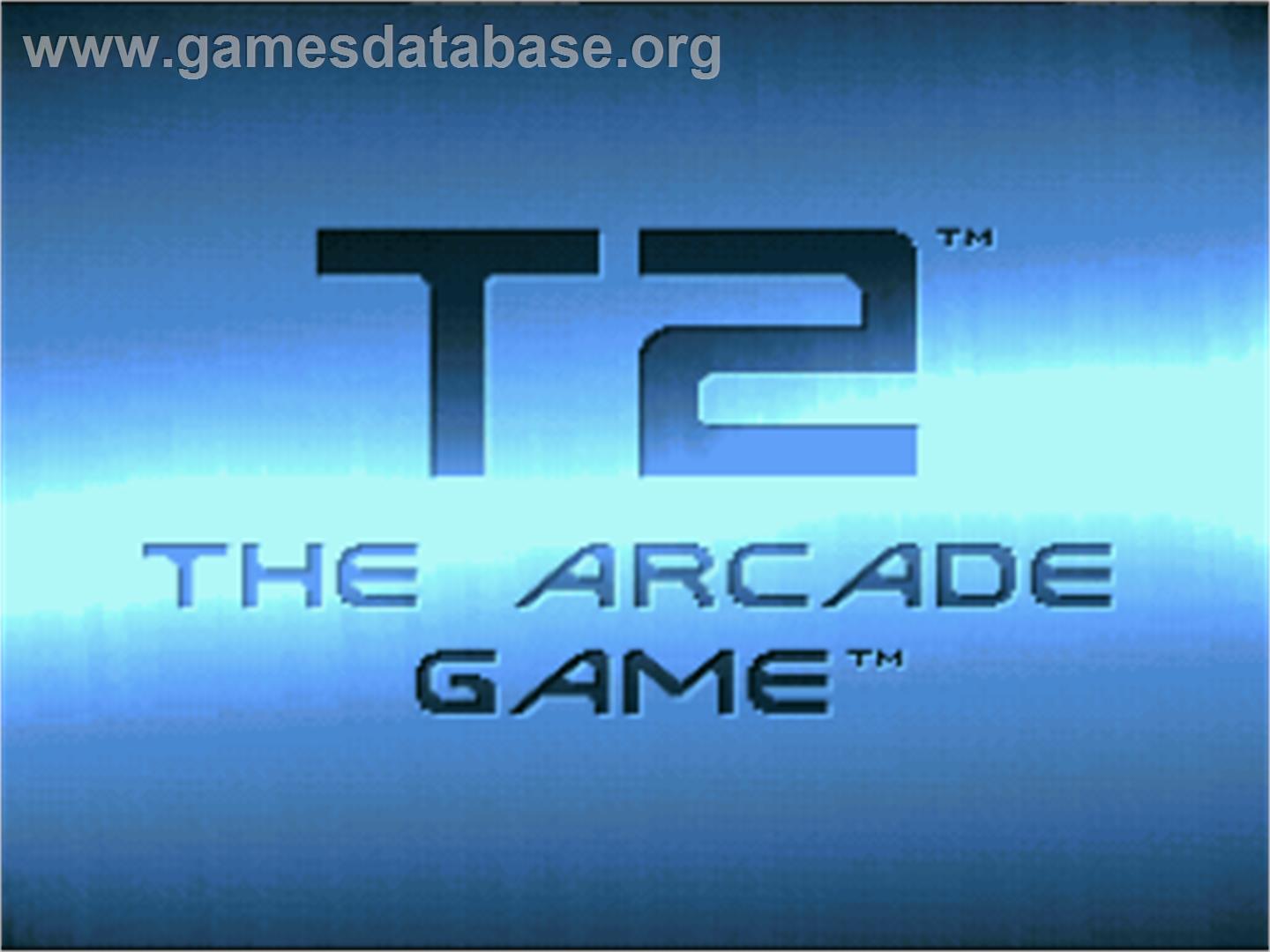 T2: The Arcade Game - Nintendo SNES - Artwork - Title Screen
