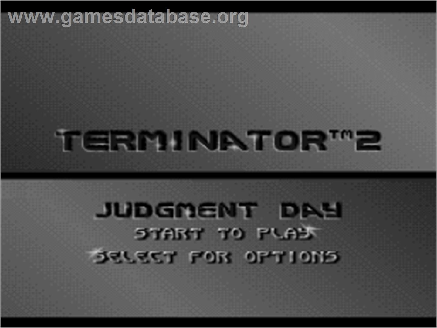 Terminator 2: Judgment Day - Nintendo SNES - Artwork - Title Screen