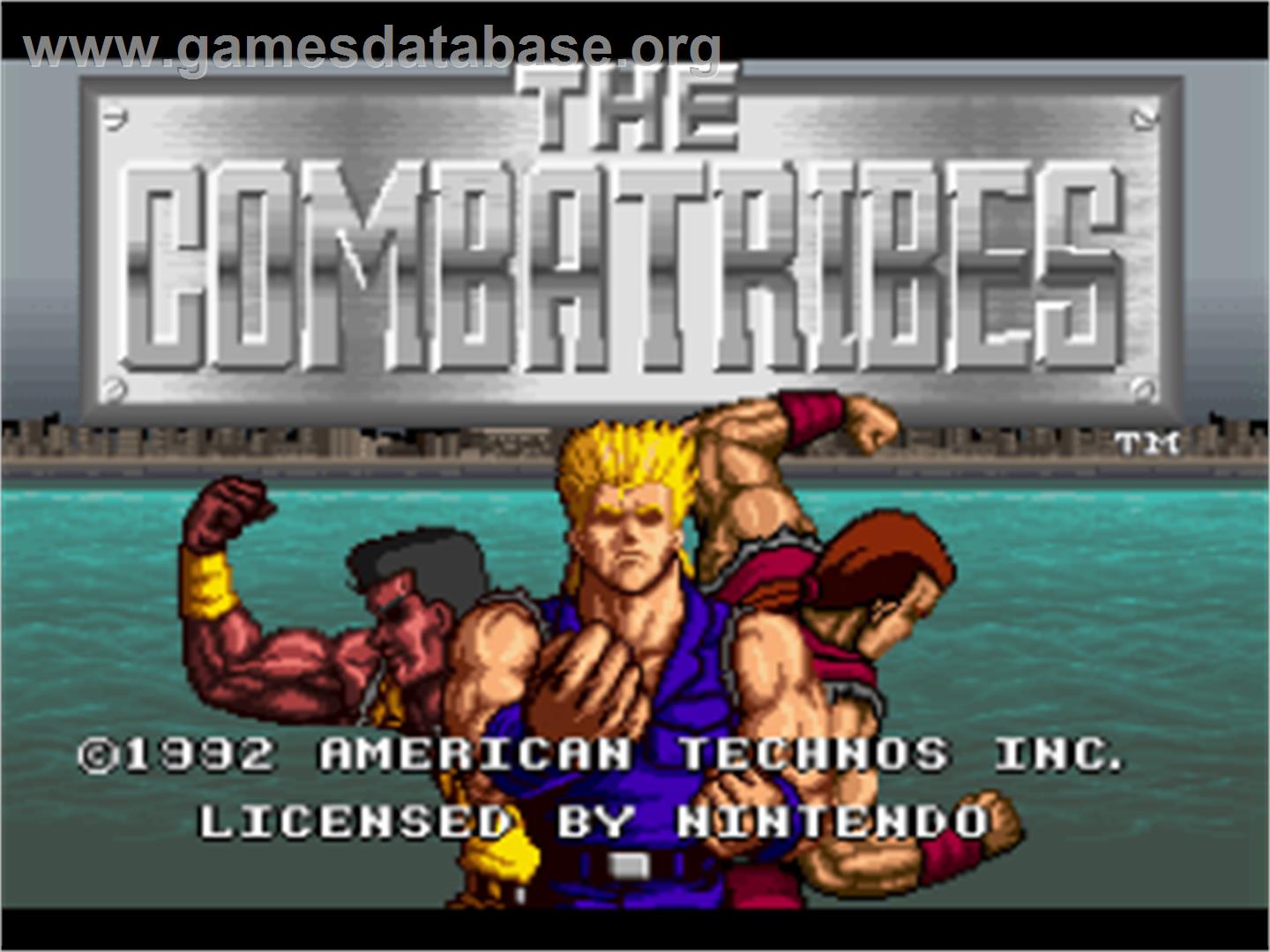 The Combatribes - Nintendo SNES - Artwork - Title Screen