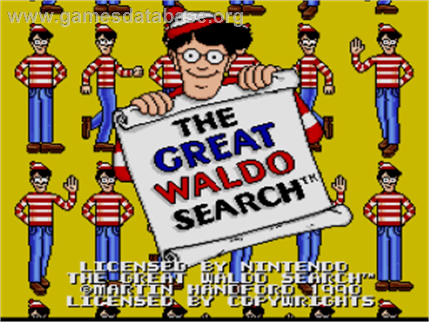 The Great Waldo Search - Nintendo SNES - Artwork - Title Screen