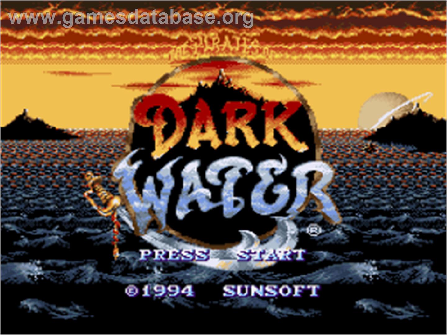 The Pirates of Dark Water - Nintendo SNES - Artwork - Title Screen