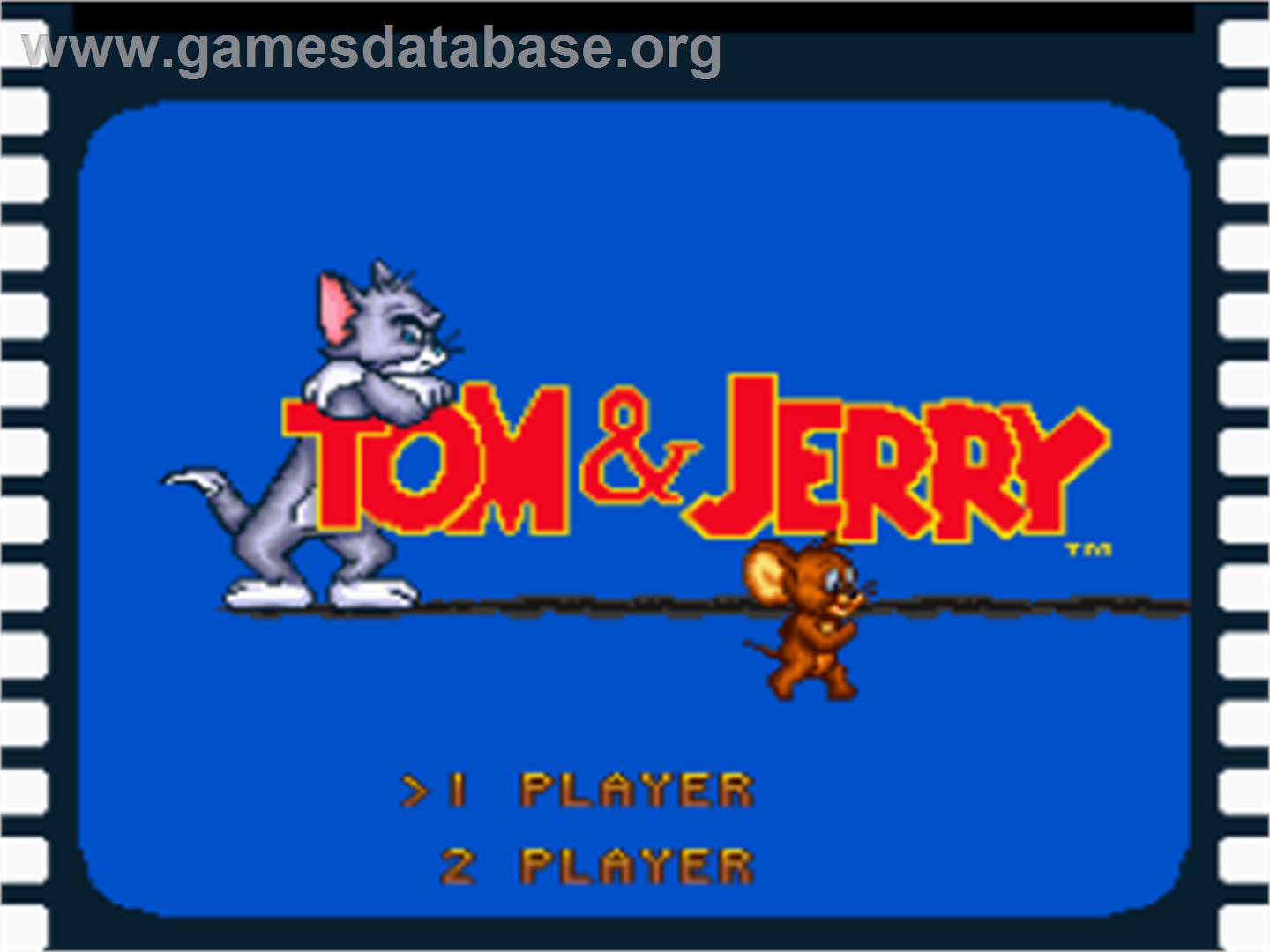 Tom and Jerry - Nintendo SNES - Artwork - Title Screen