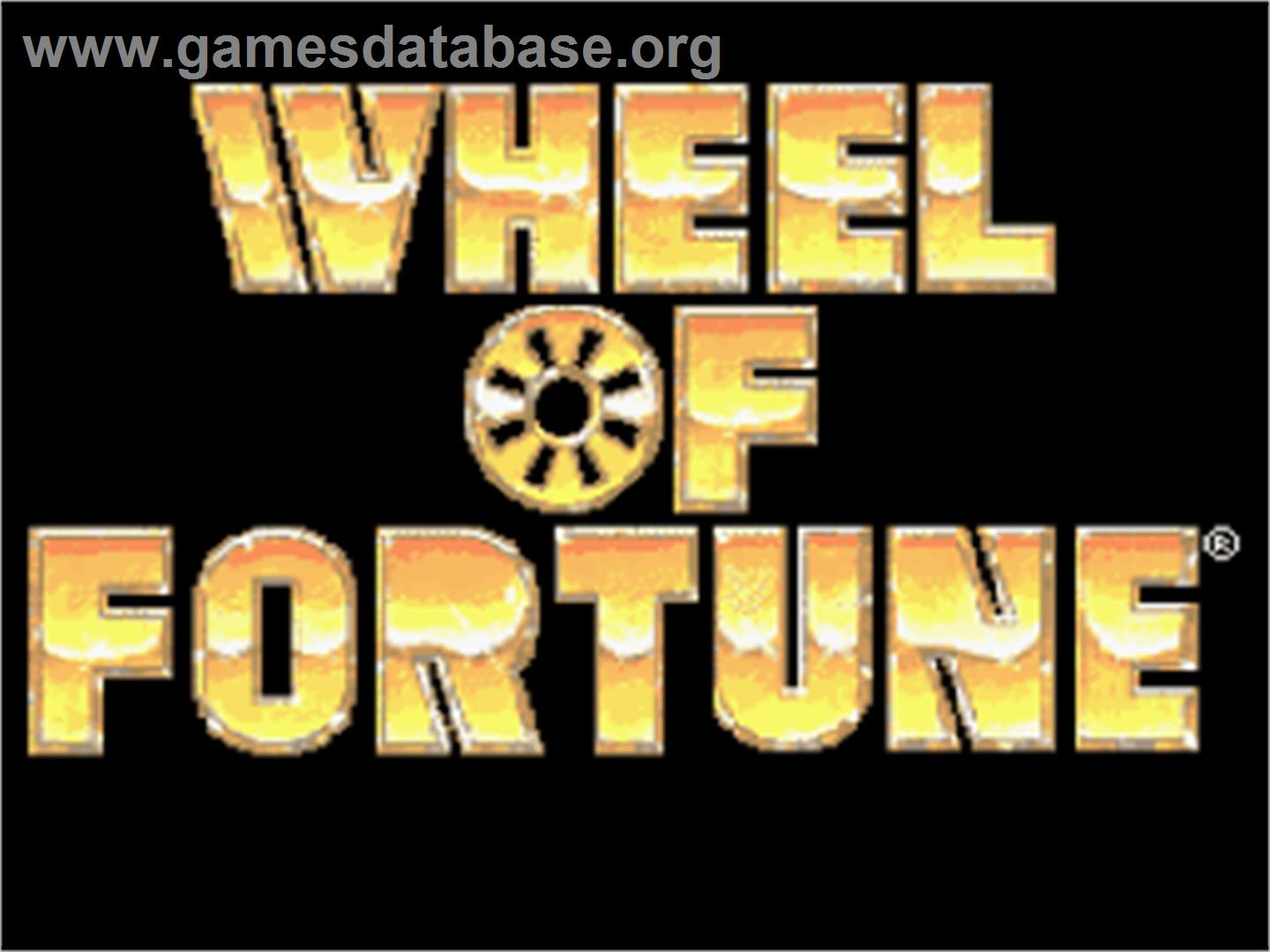 Wheel of Fortune - Nintendo SNES - Artwork - Title Screen