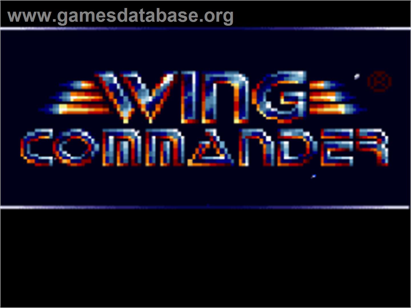 Wing Commander: The Secret Missions - Nintendo SNES - Artwork - Title Screen